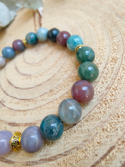 Bracelet - Agate indienne (8 mm)